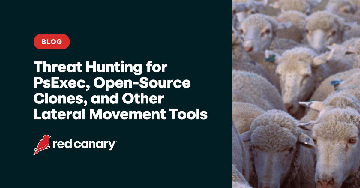 Threat hunting for PsExec and other lateral movement tools