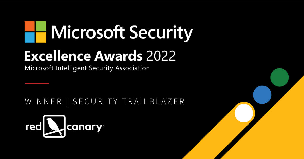 Microsoft recognizes Red Canary with its Security Trailblazer award