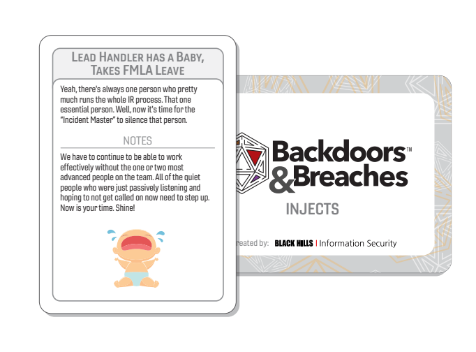 Backdoors & Breaches Inject card 