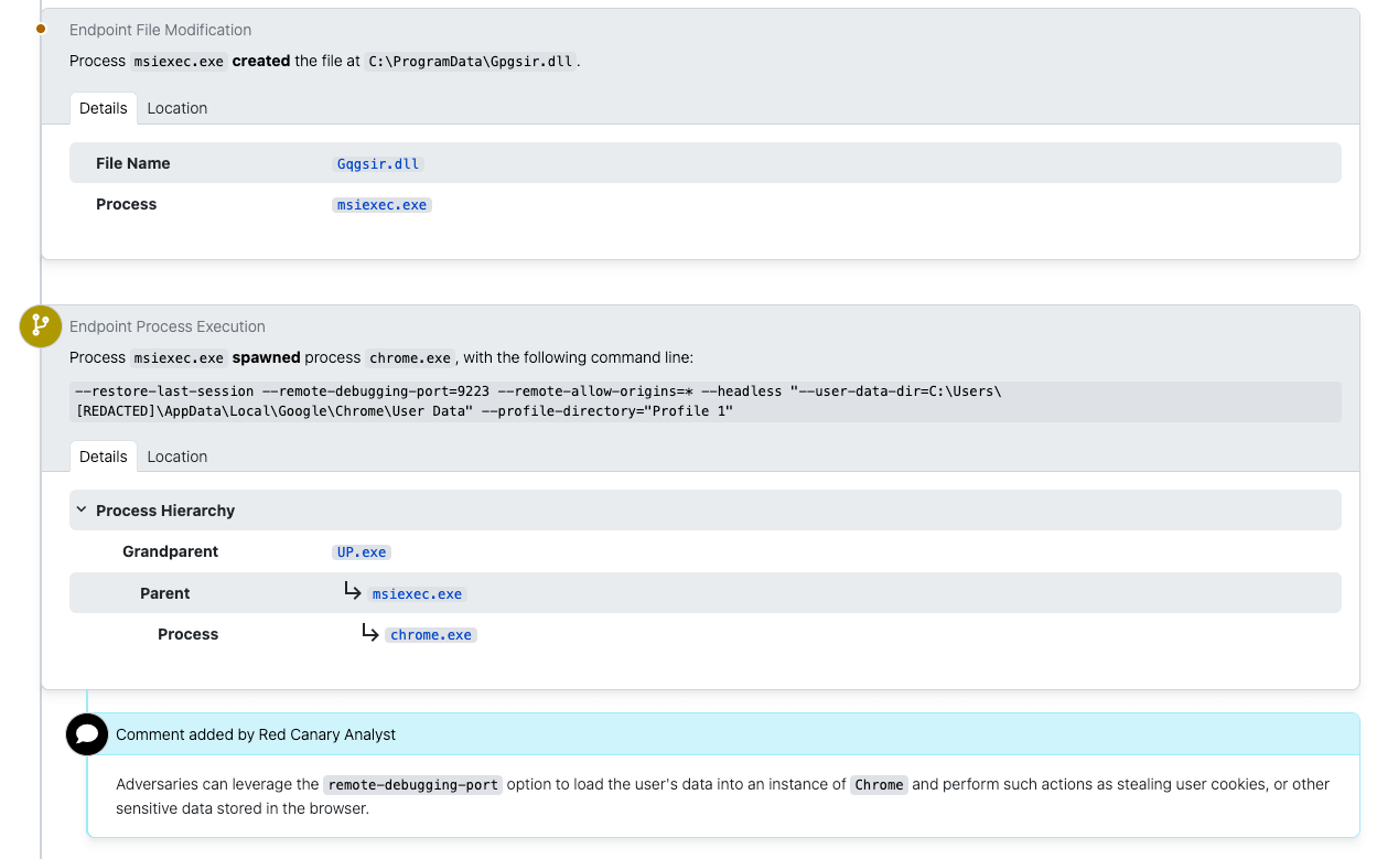 Screenshot of app-bound encryption bypass on macOS