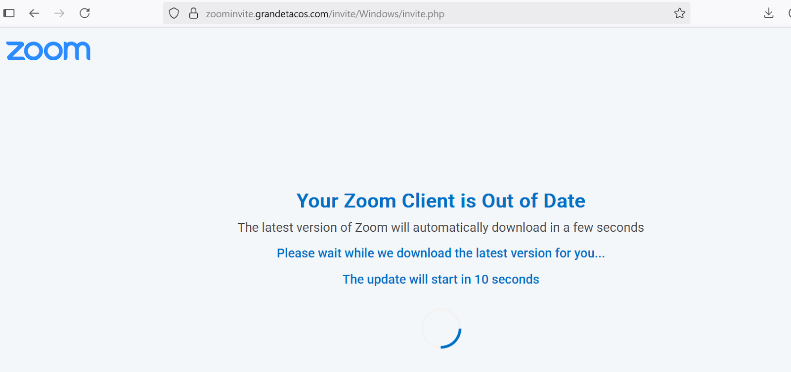  PDQ Connect RMM - Zoom Client update lure leading to RMM download