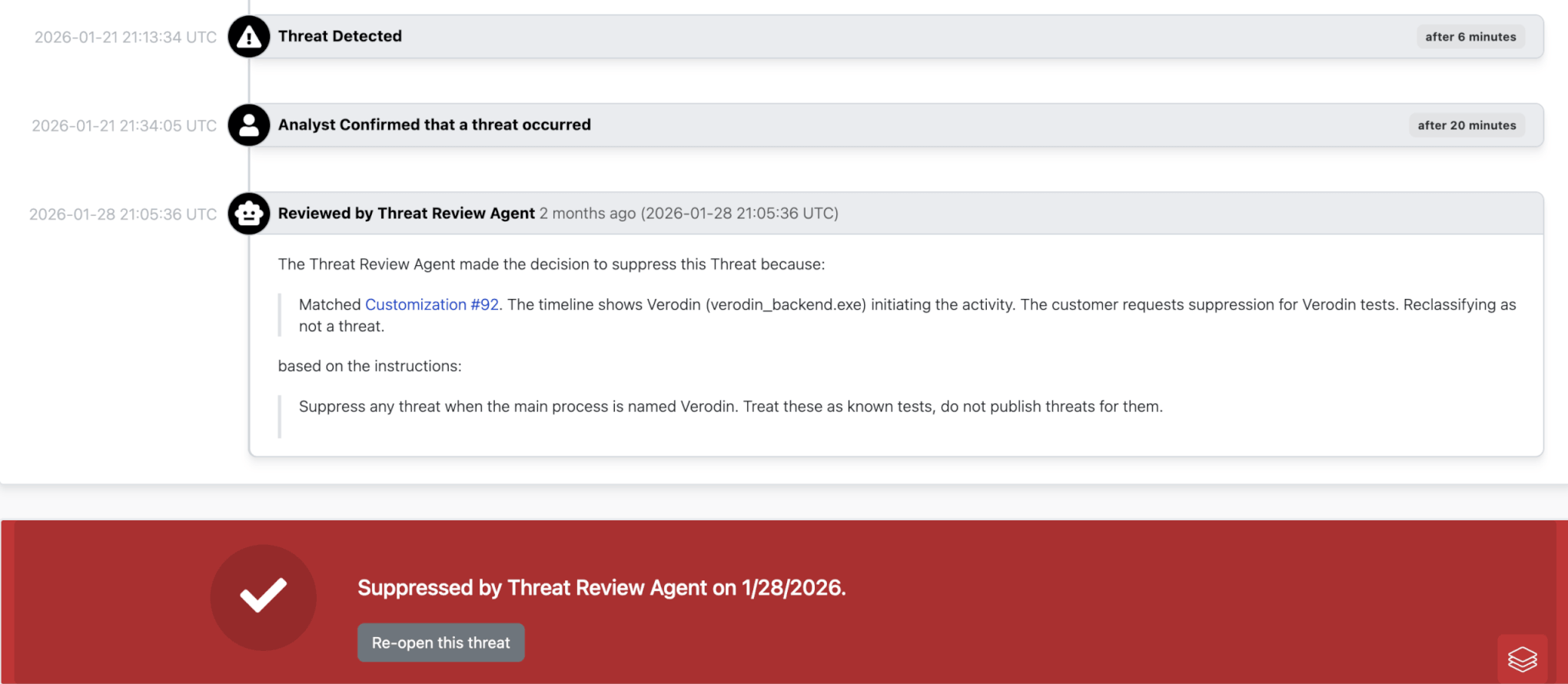 Agentic Tuning screenshot