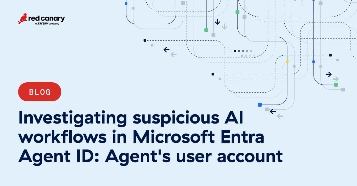 Investigating suspicious AI workflows in Microsoft Entra Agent ID: Agent’s user account 